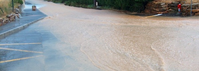 Inondation du 15 Juin 2010 à Cabasse, dans le Var - Copyright : CG83